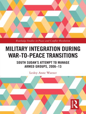 cover image of Military Integration during War-to-Peace Transitions